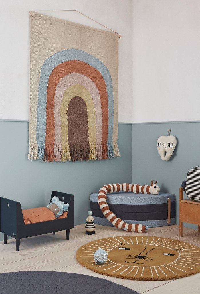 Follow the Rainbow Wall Rug | Multi by OYOY - Maude Kids Decor