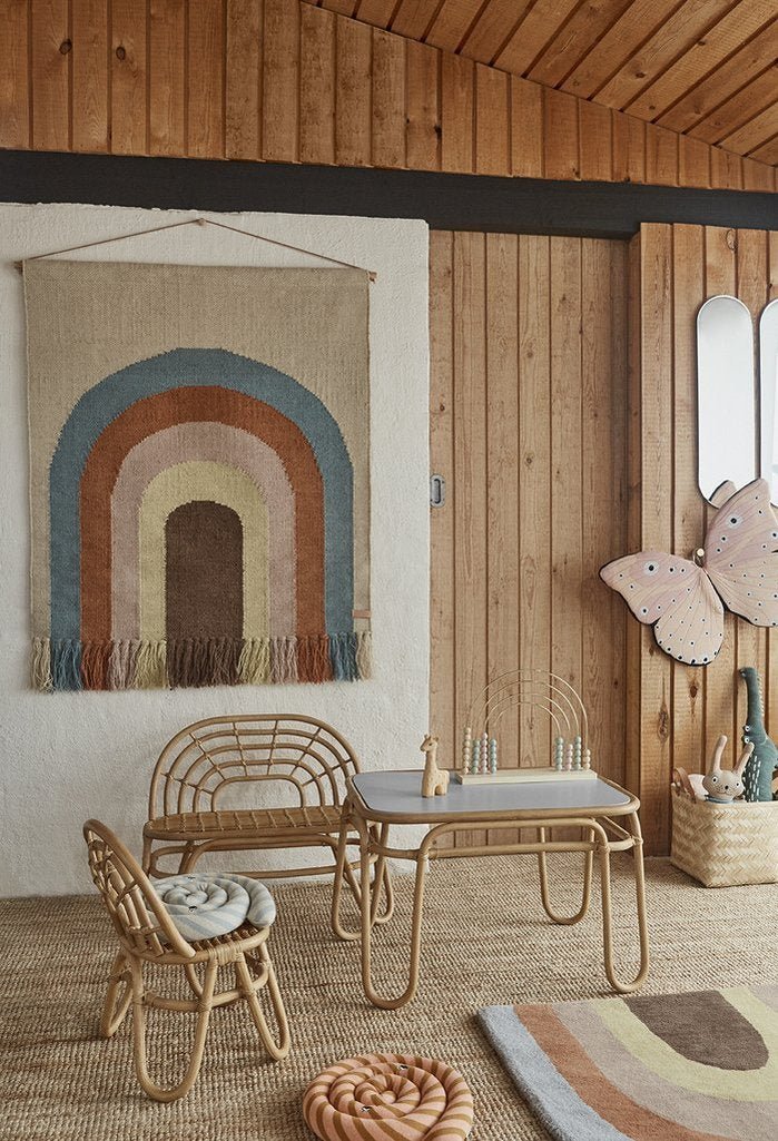 Follow the Rainbow Wall Rug | Multi by OYOY - Maude Kids Decor