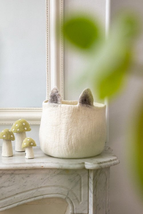 Foxy Pasu Felt Basket by Muskhane - Maude Kids Decor