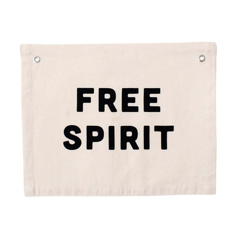 Free Spirit Canvas Banner by Imani Collective - Maude Kids Decor