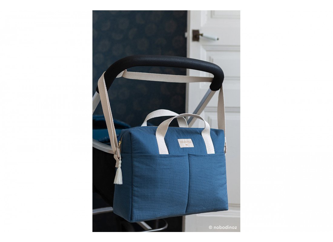 Gala Waterproof Changing Bag | Night Blue by Nobodinoz - Maude Kids Decor