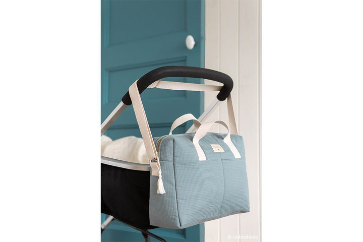 Gala Waterproof Changing Bag | Stone Blue by Nobodinoz - Maude Kids Decor