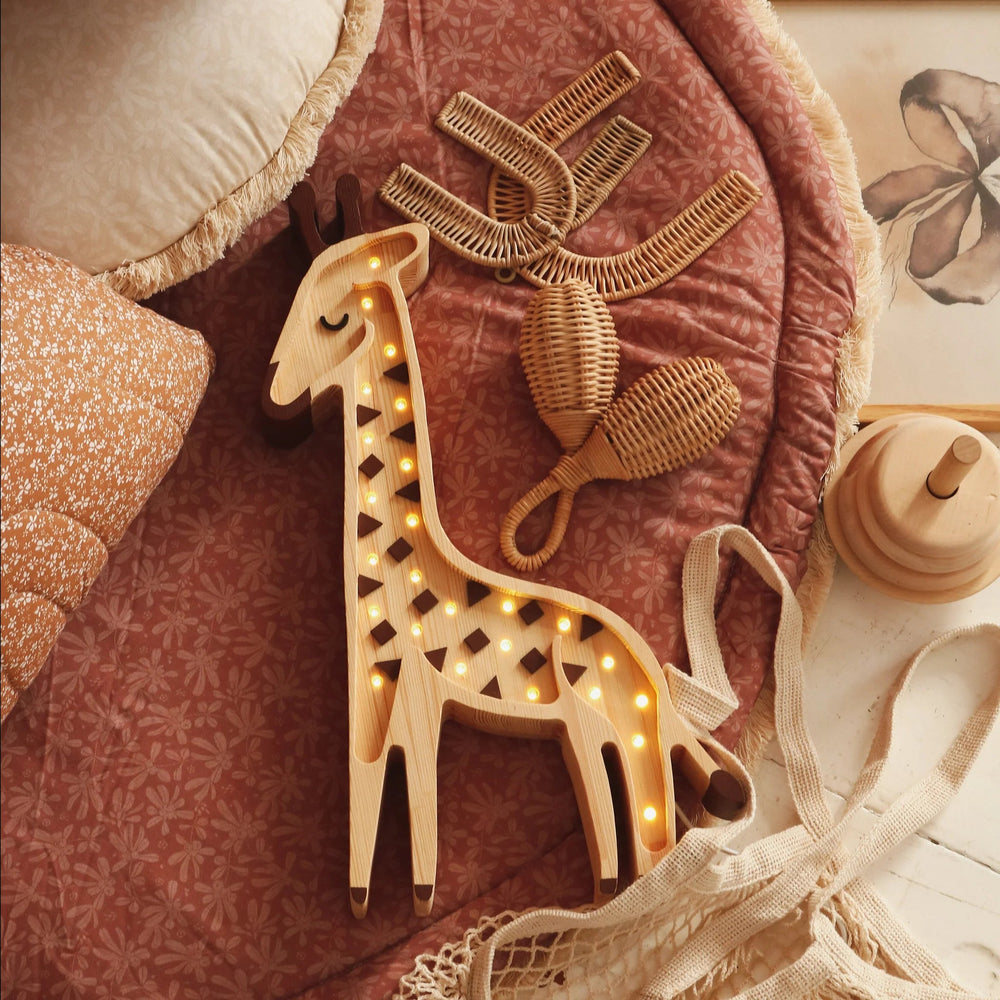Giraffe Light | Serengeti Wood by Little Lights - Maude Kids Decor