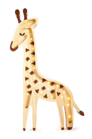 Giraffe Light | Serengeti Wood by Little Lights - Maude Kids Decor