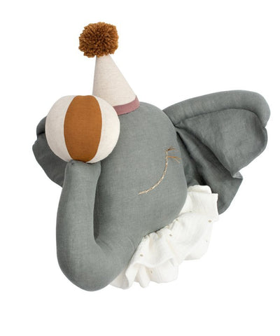Graphite Elephant Head by Love Me - Maude Kids Decor