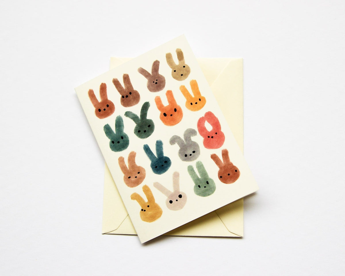Greeting Card | A Bunch of Rabbits by The Square Shop - Maude Kids Decor
