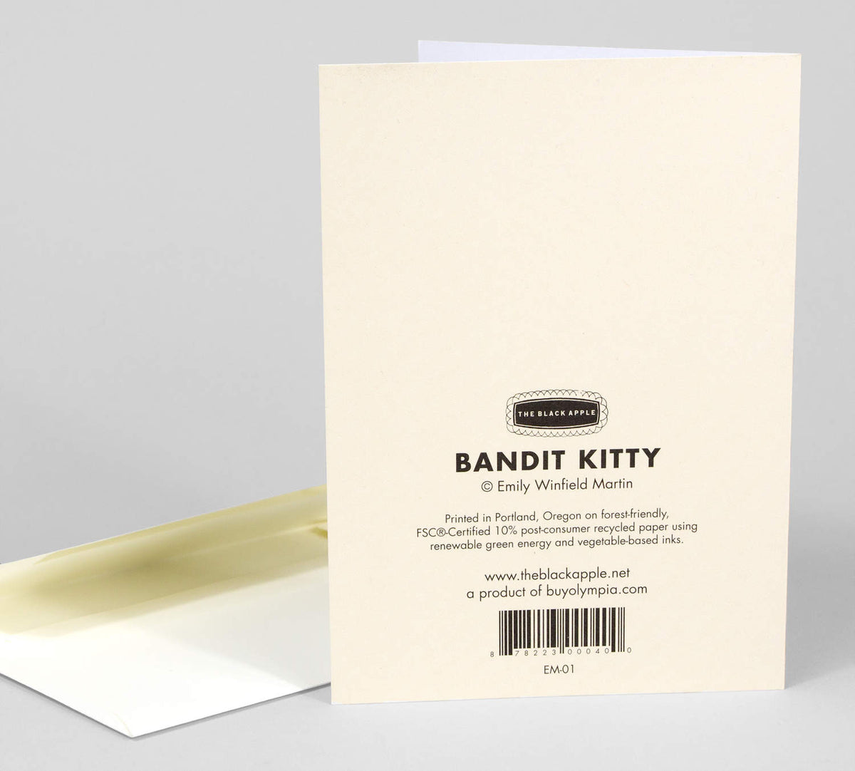 Greeting Card | Bandit Kitty by Emily Winfield Martin - Maude Kids Decor