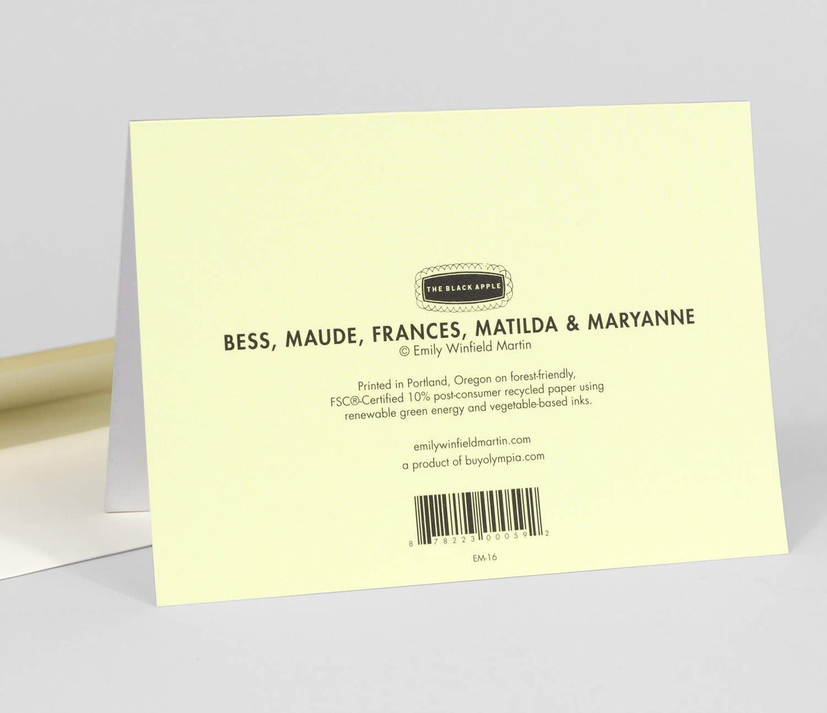 Greeting Card | Bess, Maude, Frances, Matilda & Maryanne by Emily Winfield Martin - Maude Kids Decor