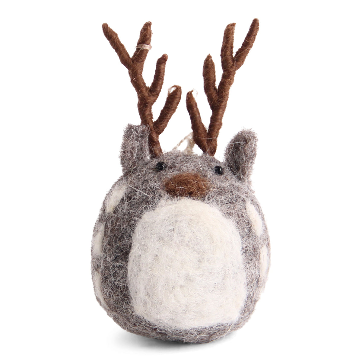 Grey Deer Christmas Ornament by Én Gry & Sif - Maude Kids Decor