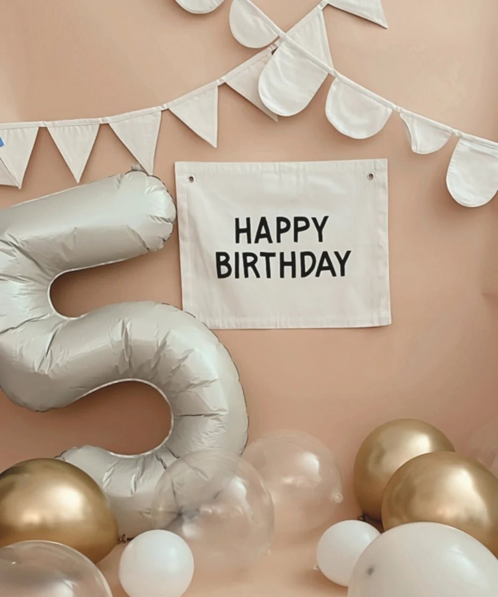 Happy Birthday Canvas Banner by Imani Collective - Maude Kids Decor