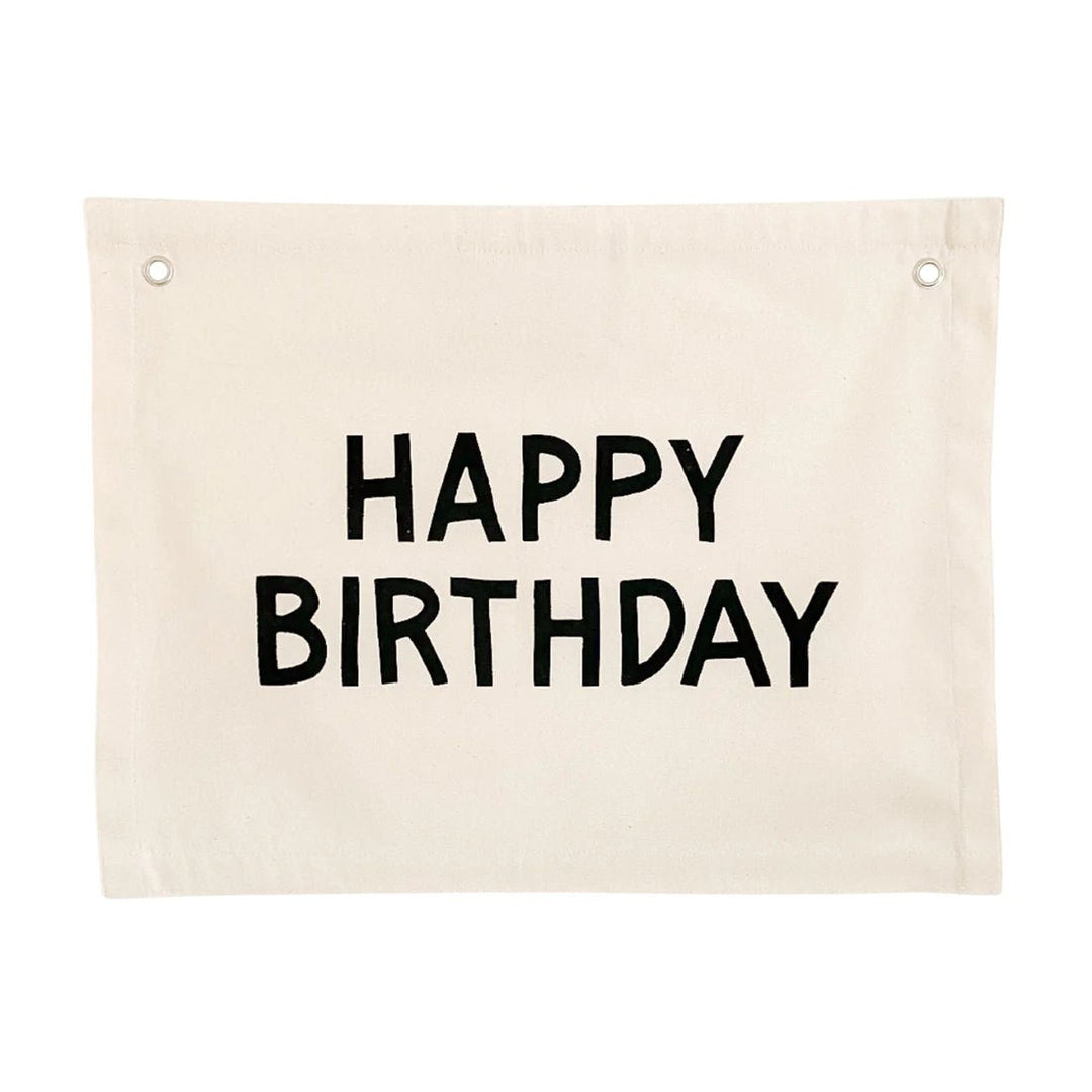 Happy Birthday Canvas Banner by Imani Collective - Maude Kids Decor
