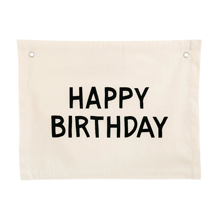 Happy Birthday Canvas Banner by Imani Collective - Maude Kids Decor