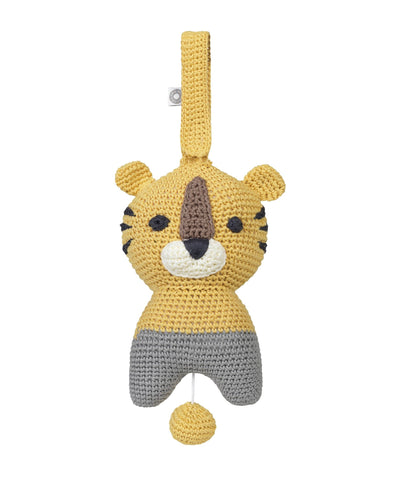 Hella Yellow Tiger Musical Toy by Franck & Fischer - Maude Kids Decor