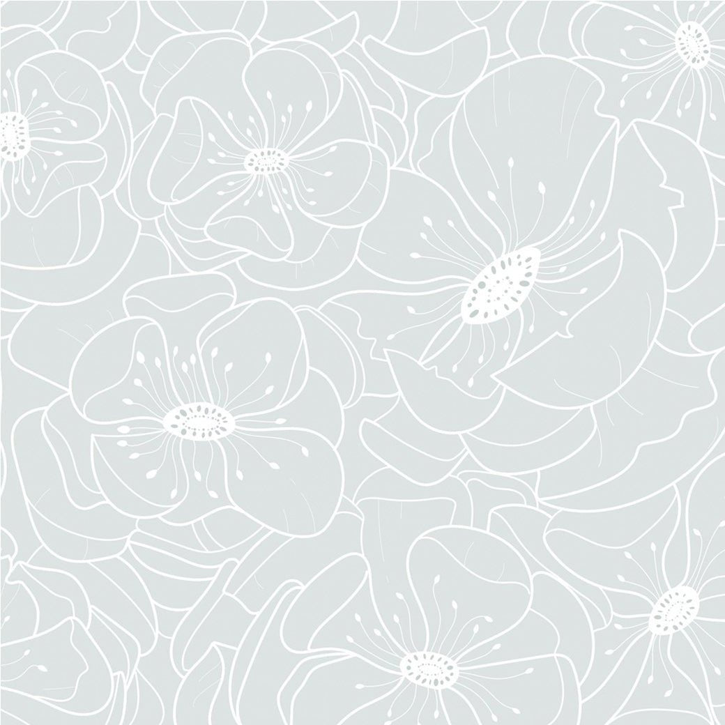 Hibiscus Wall Mural by Anewall - Maude Kids Decor