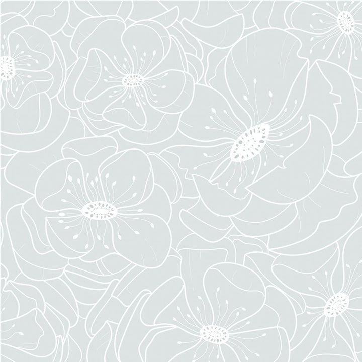 Hibiscus Wall Mural by Anewall - Maude Kids Decor
