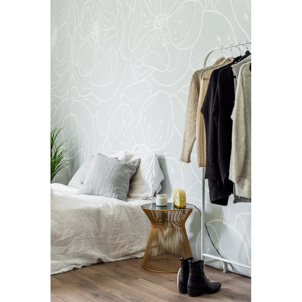 Hibiscus Wall Mural by Anewall - Maude Kids Decor
