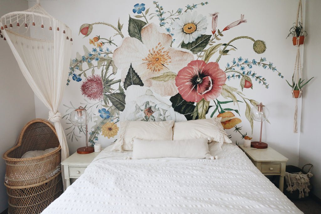 Honey Bloom Wallpaper by Anewall - Maude Kids Decor
