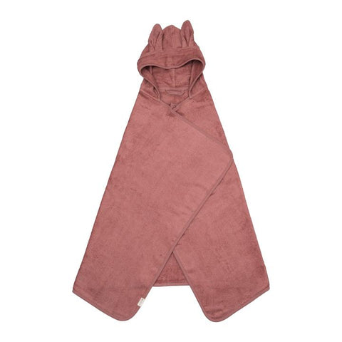 Hooded Junior Towel - Bunny | Clay by Fabelab - Maude Kids Decor