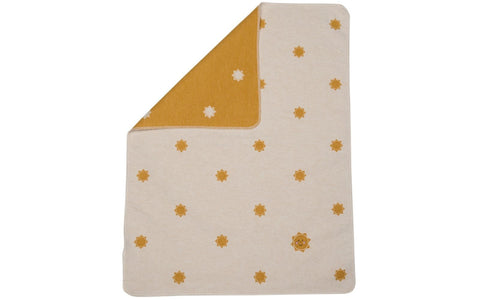 Juwel Baby Blanket | Embroidered Suns by David Fussenegger - Maude Kids Decor