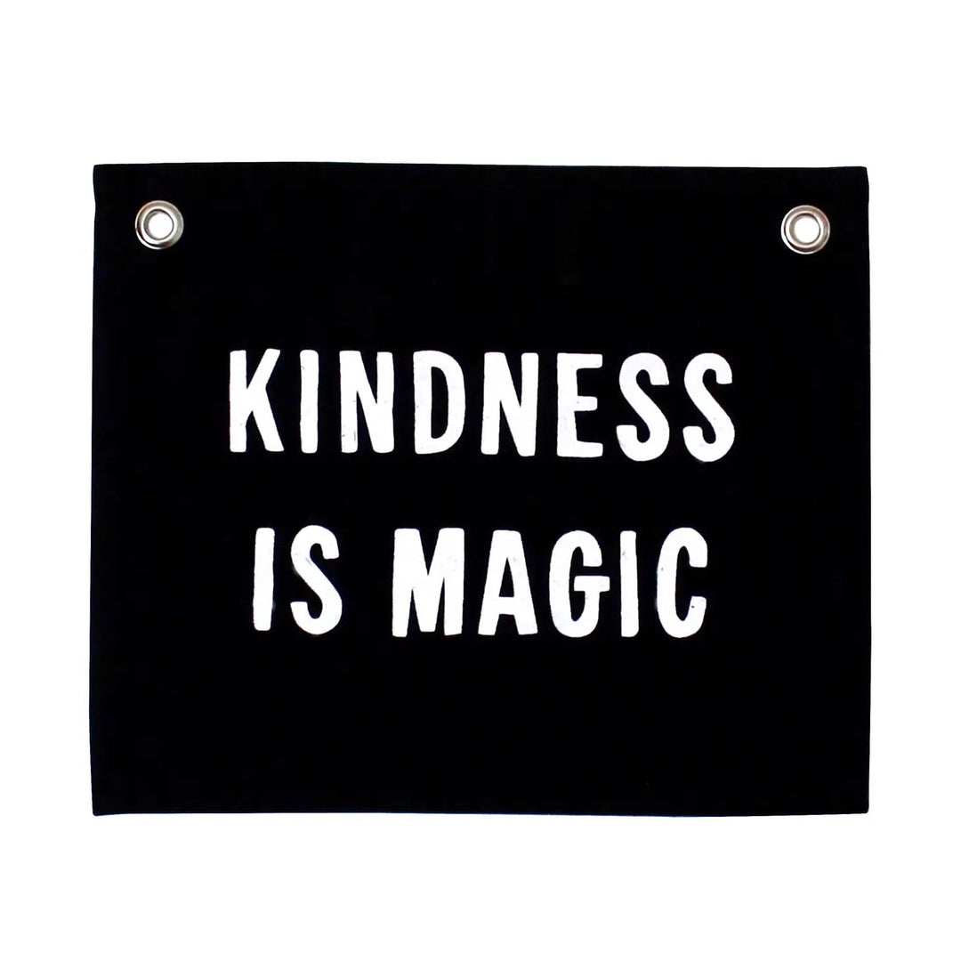 Kindness is Magic Canvas Banner by Imani Collective - Maude Kids Decor