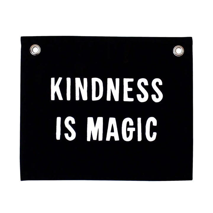 Kindness is Magic Canvas Banner by Imani Collective - Maude Kids Decor