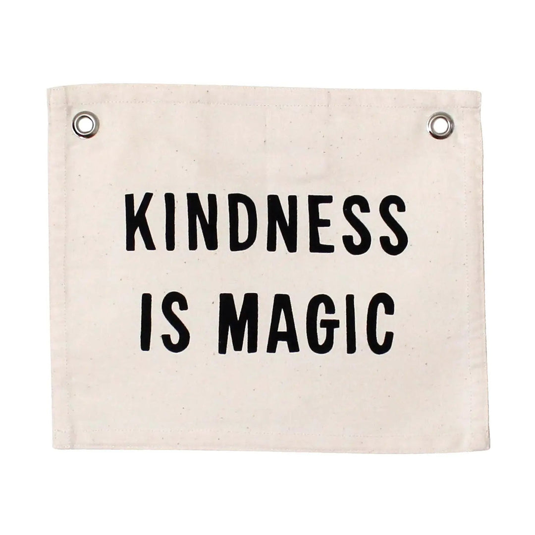 Kindness is Magic Canvas Banner by Imani Collective - Maude Kids Decor