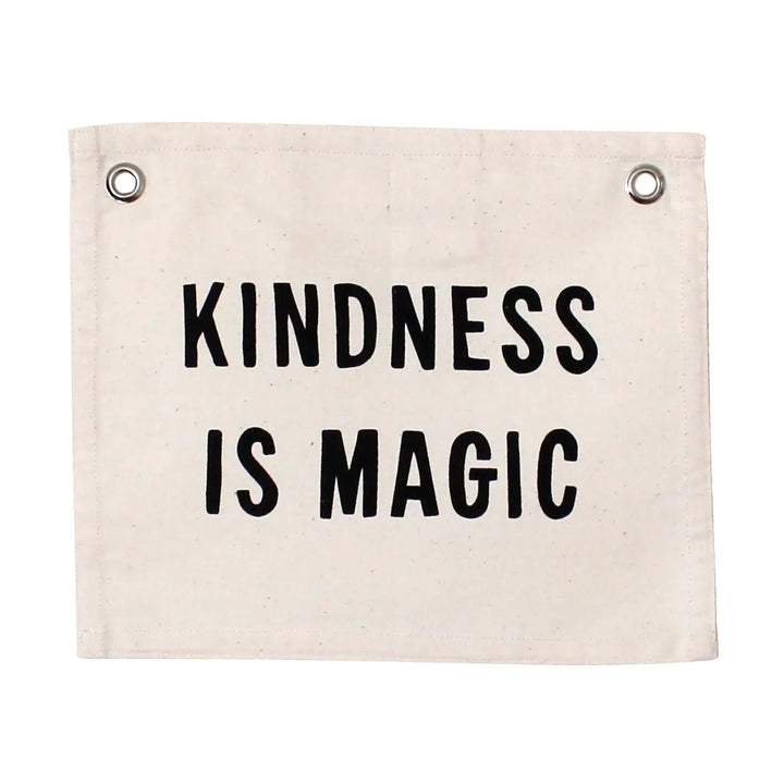 Kindness is Magic Canvas Banner by Imani Collective - Maude Kids Decor