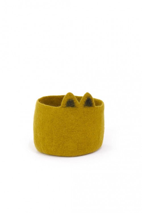 Kitty Pasu Felt Basket by Muskhane - Maude Kids Decor