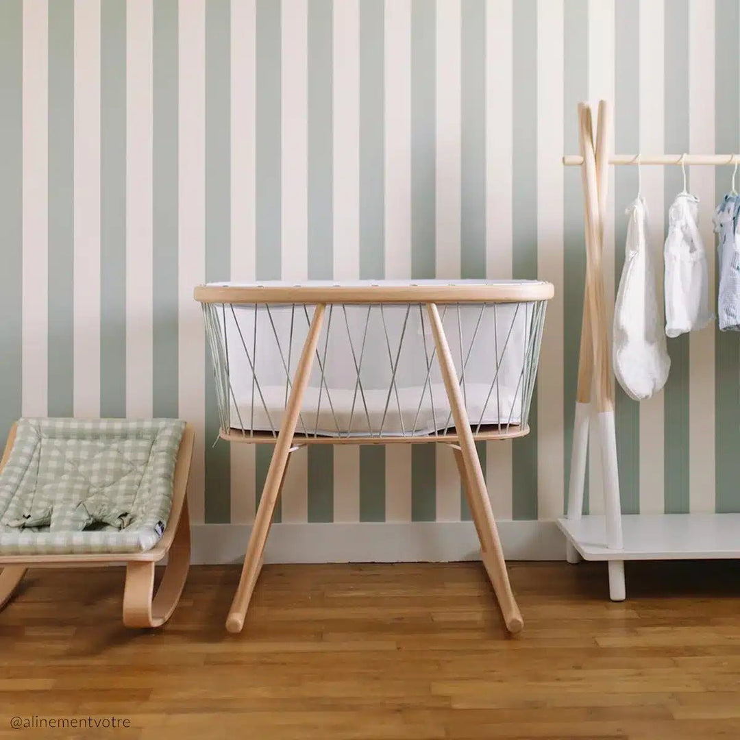 KUMI Mesh Bassinet with Mattress by Charlie Crane - Maude Kids Decor