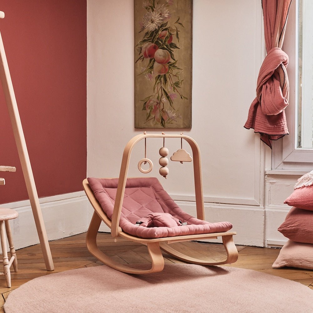 LEVO Baby Rocker | Beech + Bois de Rose by Charlie Crane - Maude Kids Decor