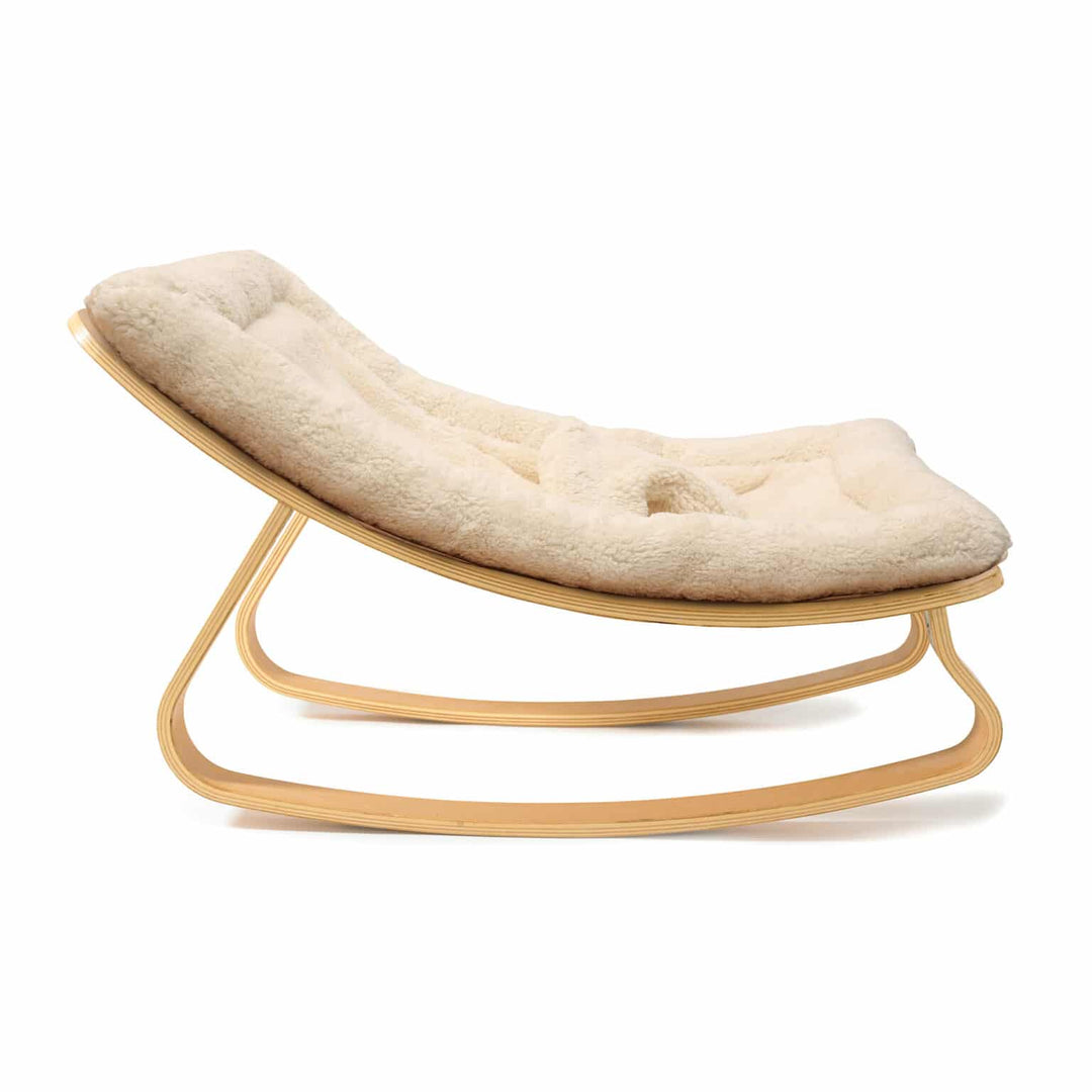 LEVO Baby Rocker | Beech + Fur Milk by Charlie Crane - Maude Kids Decor