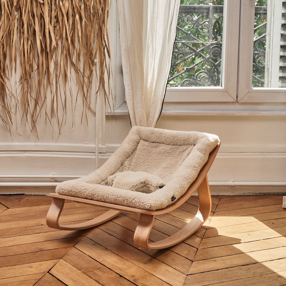 LEVO Baby Rocker | Beech + Fur Milk by Charlie Crane - Maude Kids Decor