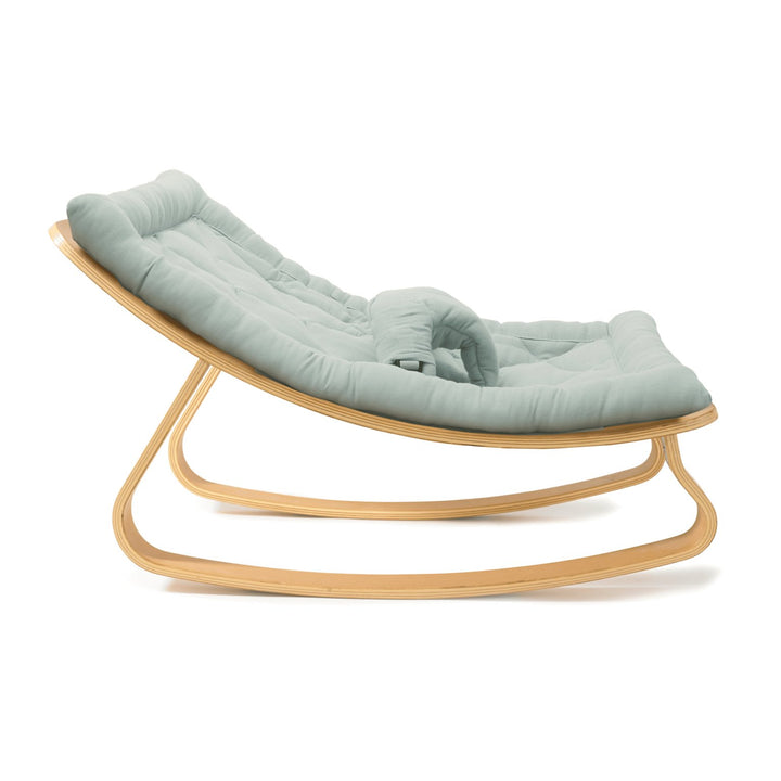 LEVO Baby Rocker | Beech + Organic Farrow Grey by Charlie Crane - Maude Kids Decor