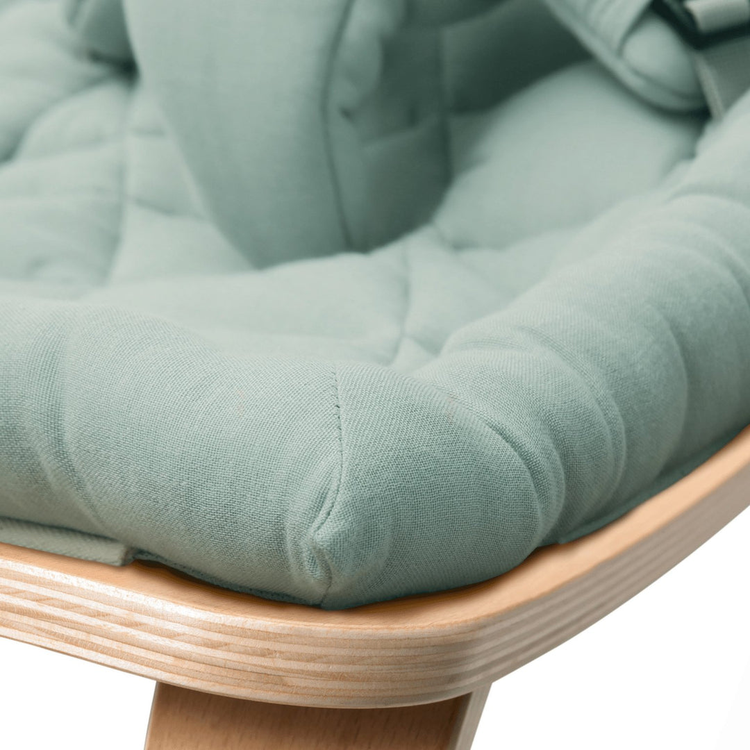 LEVO Baby Rocker | Beech + Organic Farrow Grey by Charlie Crane - Maude Kids Decor