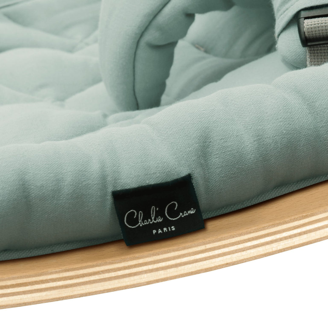 LEVO Baby Rocker | Beech + Organic Farrow Grey by Charlie Crane - Maude Kids Decor