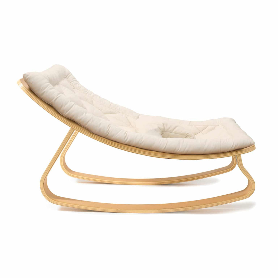 LEVO Baby Rocker | Beech + Organic Milk by Charlie Crane - Maude Kids Decor