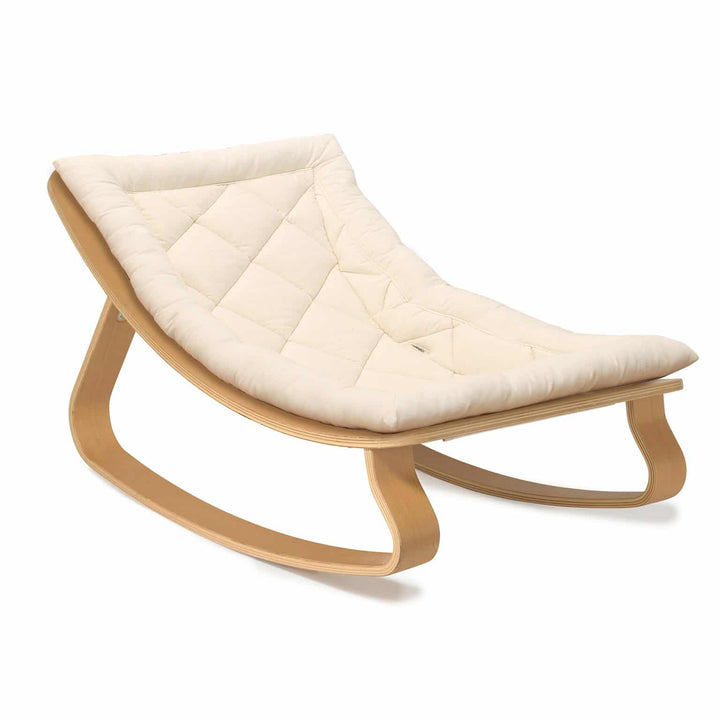 LEVO Baby Rocker | Beech + Organic Milk by Charlie Crane - Maude Kids Decor