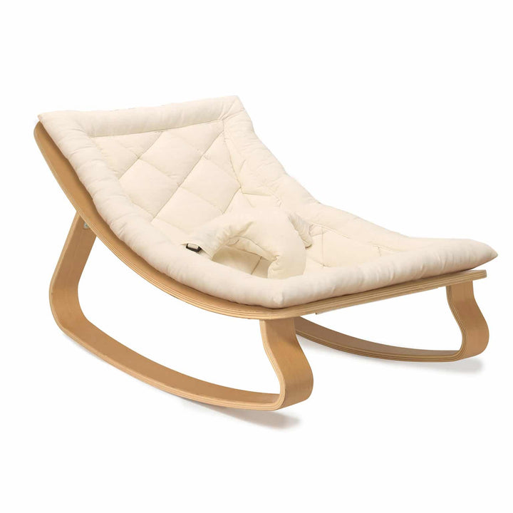 LEVO Baby Rocker | Beech + Organic Milk by Charlie Crane - Maude Kids Decor