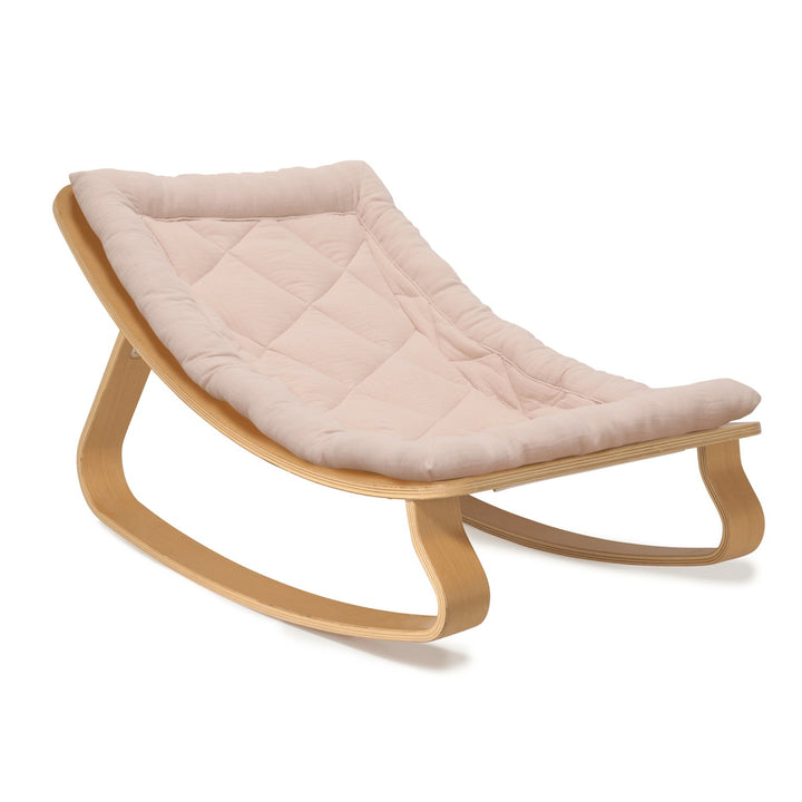 LEVO Baby Rocker | Beech + Organic Nude by Charlie Crane - Maude Kids Decor