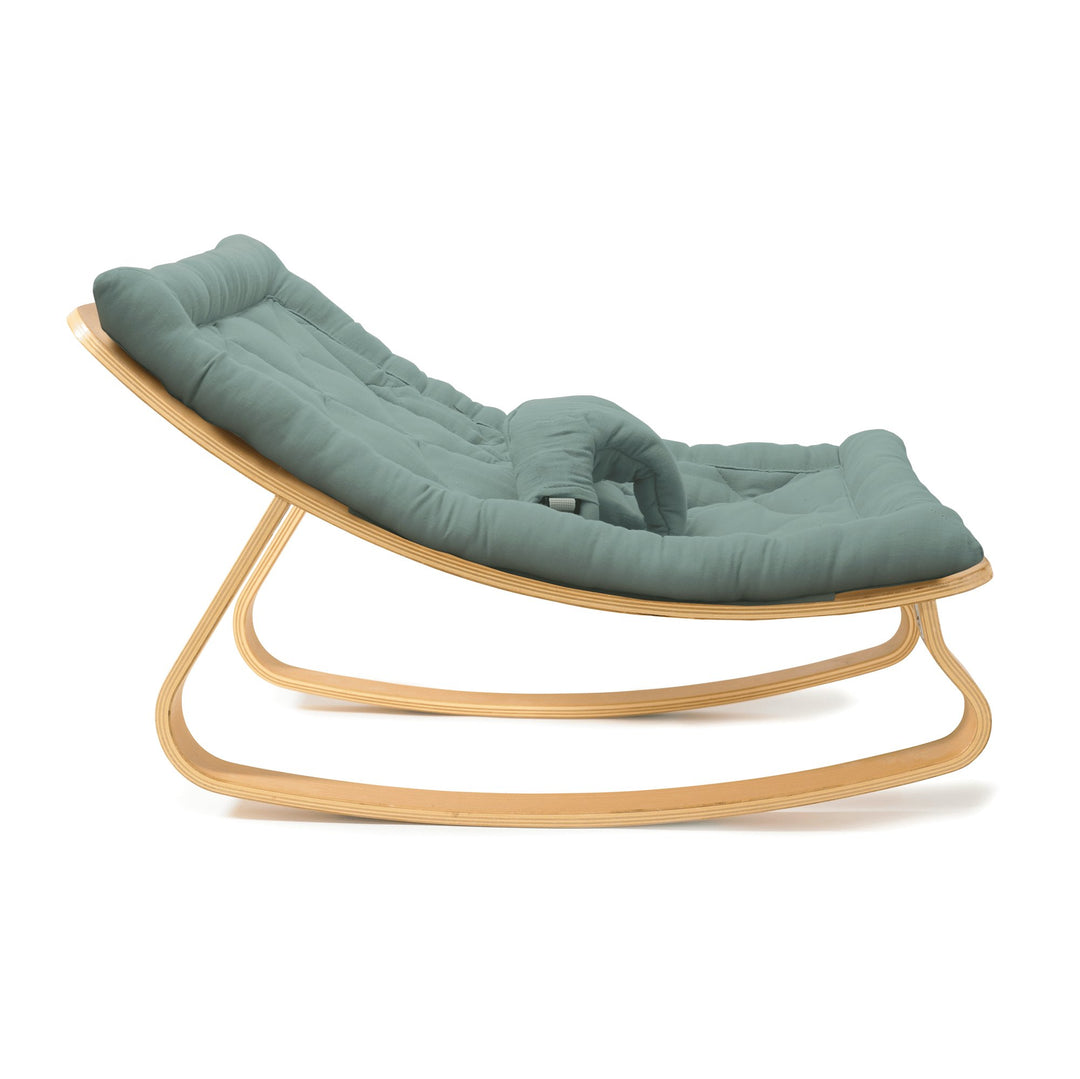 LEVO Baby Rocker | Beech + Organic Orage by Charlie Crane - Maude Kids Decor
