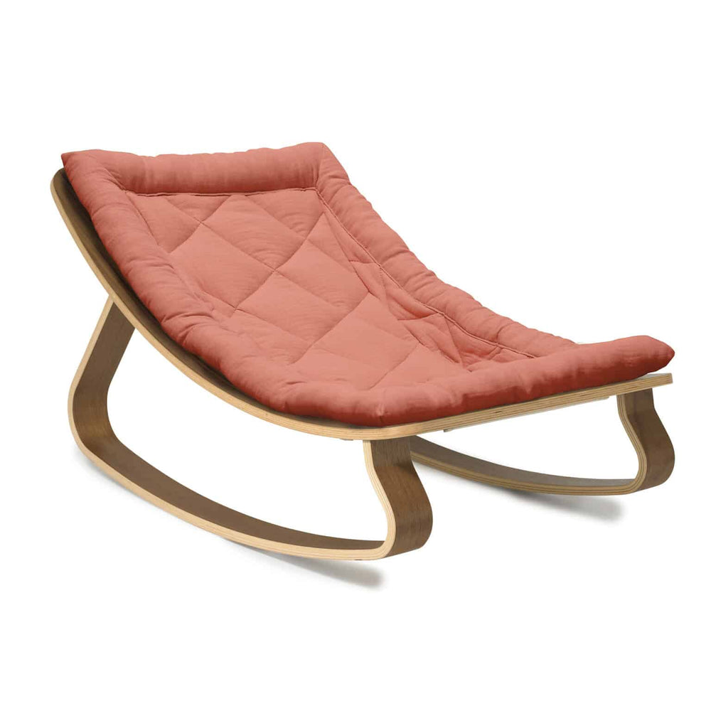 LEVO Baby Rocker | Walnut + Bois de Rose by Charlie Crane - Maude Kids Decor