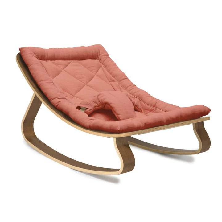 LEVO Baby Rocker | Walnut + Bois de Rose by Charlie Crane - Maude Kids Decor