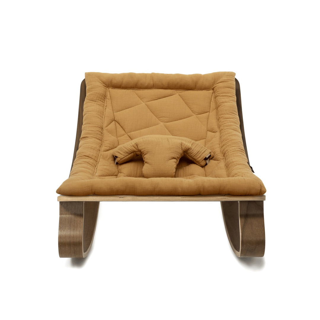 LEVO Baby Rocker | Walnut + Camel by Charlie Crane - Maude Kids Decor