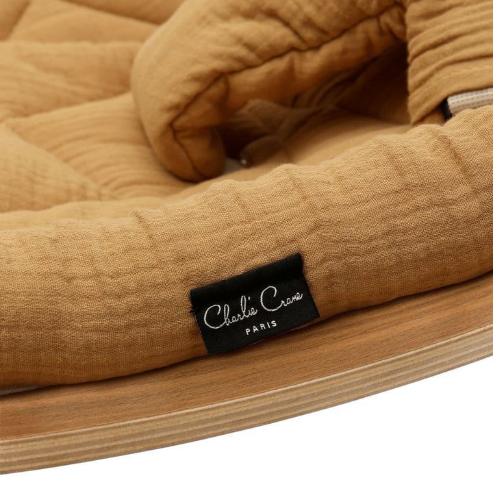 LEVO Baby Rocker | Walnut + Camel by Charlie Crane - Maude Kids Decor