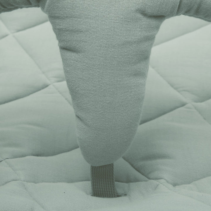 LEVO Baby Rocker | Walnut + Organic Farrow Grey by Charlie Crane - Maude Kids Decor