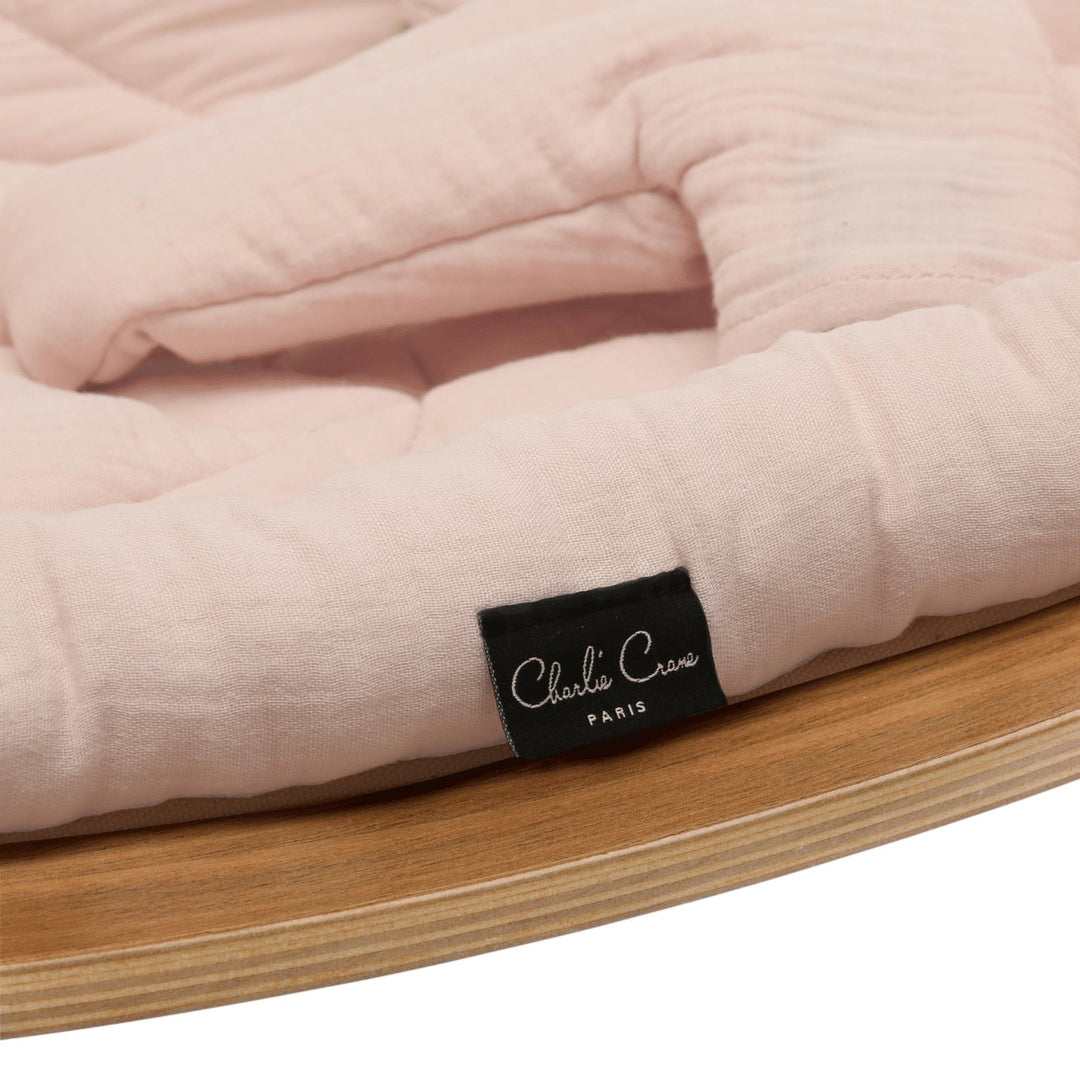 LEVO Baby Rocker | Walnut + Organic Nude by Charlie Crane - Maude Kids Decor