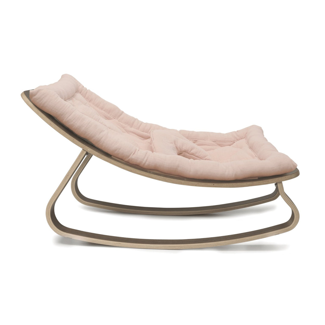 LEVO Baby Rocker | Walnut + Organic Nude by Charlie Crane - Maude Kids Decor