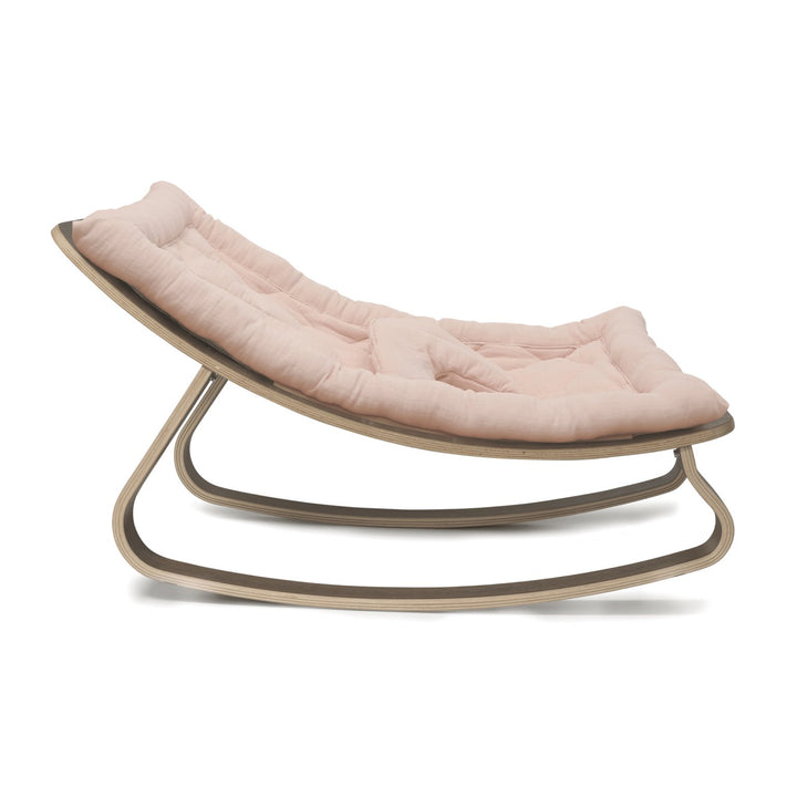 LEVO Baby Rocker | Walnut + Organic Nude by Charlie Crane - Maude Kids Decor