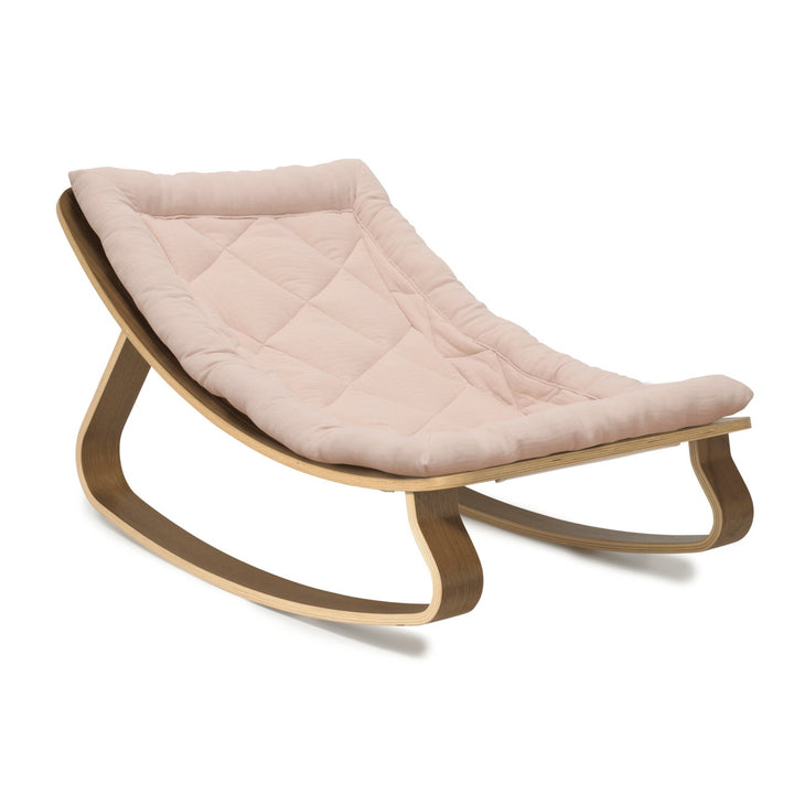 LEVO Baby Rocker | Walnut + Organic Nude by Charlie Crane - Maude Kids Decor