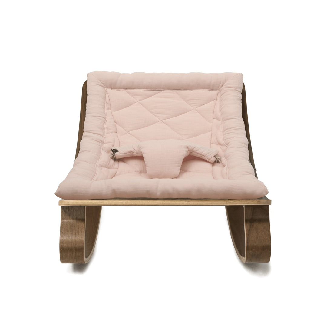 LEVO Baby Rocker | Walnut + Organic Nude by Charlie Crane - Maude Kids Decor
